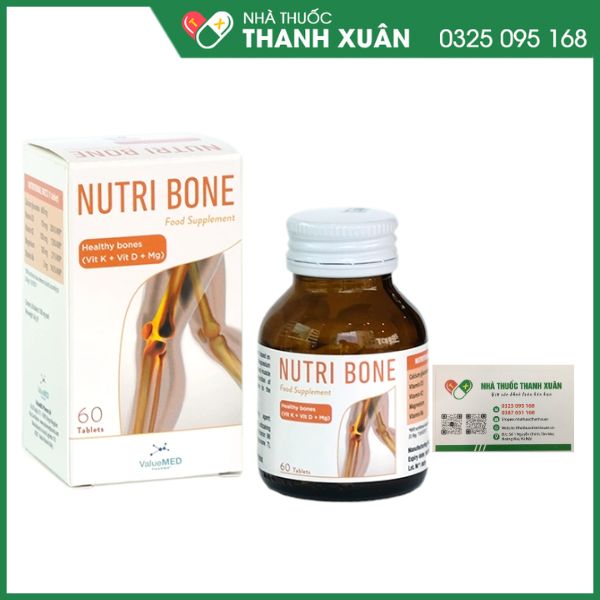 NUTRI BONE - Viên uống bổ sung canxi, giúp xương chắc khỏe